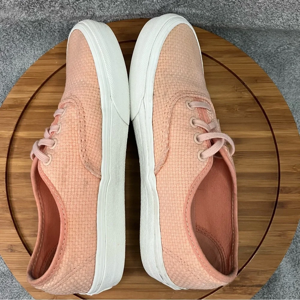 VANS Authentic woven check women's shoes size 6.5 skateboard sneakers - Picture 7 of 8